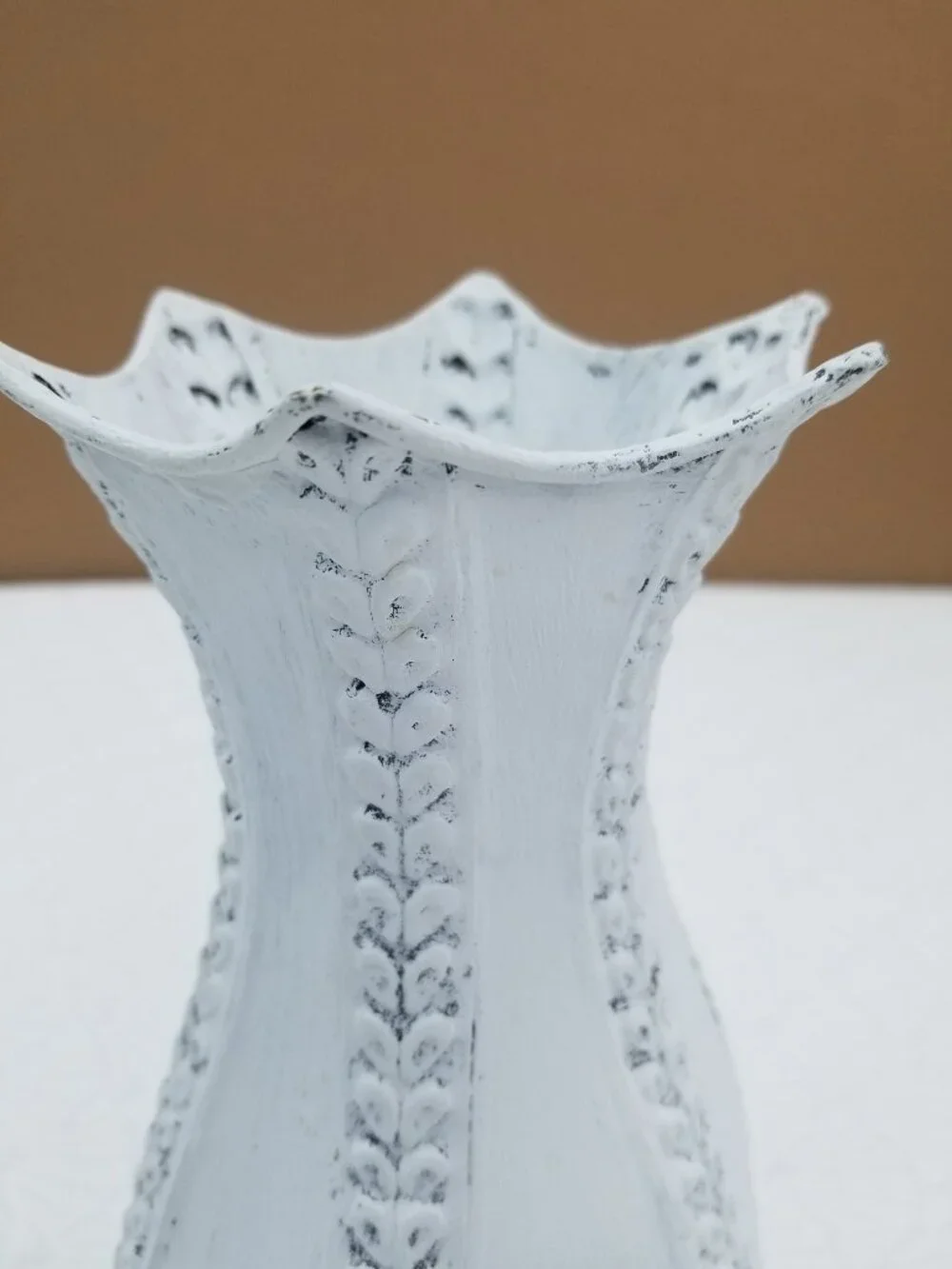 Metal Vase Lightweight 12.5 Height